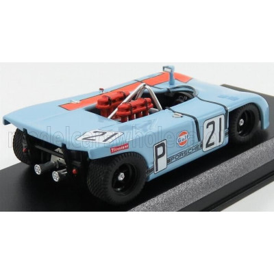 BEST MODEL PORSCHE 908/03 N 21 1000km NURBURGRING 1970 RODRIGUEZ - KINNUNEN - LIGHT BLUE ORANGE 1/43