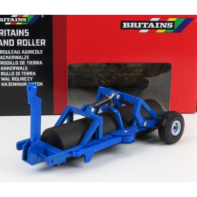 BRITAINS ACCESSORIES RULLO DI TERRA - LAND ROLLER - BLUE 1/32