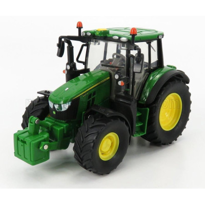 BRITAINS JOHN DEERE 6120M TRACTOR 2015 - GREEN YELLOW 1/32
