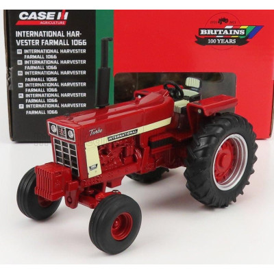 BRITAINS INTERNATIONAL HARVESTER 1066 TURBO TRACTOR 1961 - RED CREAM 1/32