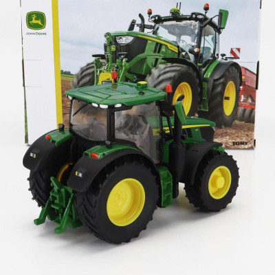 BRITAINS JOHN DEERE 6R 185 TRACTOR 2022 - GREEN YELLOW 1/32