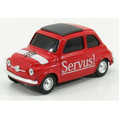 BRUMM FIAT 500 BRUMS AUSTRIA SERVUS - GRIAB Di ! 2018 - RED 1/43