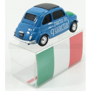 BRUMM FIAT 500 BRUMS ITALIA - A TUTTA BIRRA ! 2018 - BLUE 1/43
