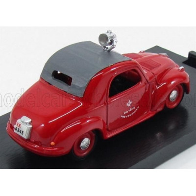 BRUMM FIAT 500C TOPOLINO VIGILI DEL FUOCO 1936 - RED 1/43