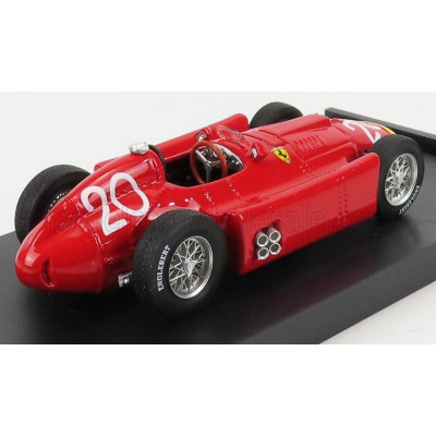 BRUMM FERRARI F1  D50 N 20 WORLD CHAMPION MONACO GP 1956 JUAN MANUEL FANGIO - EUGENIO CASTELLOTTI - RED 1/43