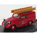 BRUMM FIAT 500B VAN VIGILI DEL FUOCO SERVIZIO PREVENZIONE 1946 - RED 1/43