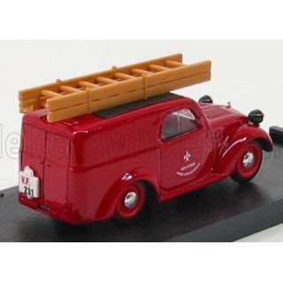 BRUMM FIAT 500B VAN VIGILI DEL FUOCO SERVIZIO PREVENZIONE 1946 - RED 1/43