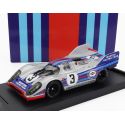 BRUMM PORSCHE 917K TEAM MARTINI RACING N 3 1000km MONZA 1971 VIC ELFORD - GERARD LAROUSSE - SILVER BLUE 1/43