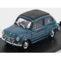 BRUMM FIAT 600D TRASFORMABILE CHIUSA 1960 - BLUE 404 1/43