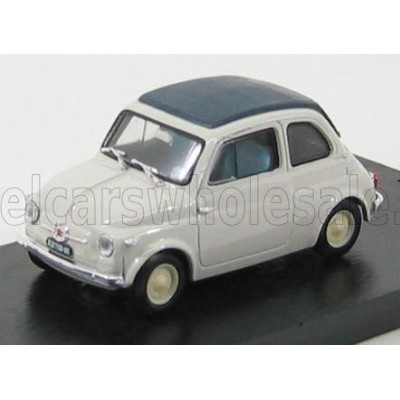 BRUMM FIAT 500 NUOVA ECONOMICA CHIUSA 1957 - VERY LIGHT GREY 1/43