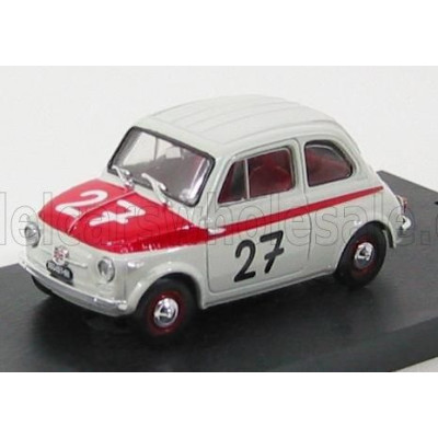 BRUMM FIAT 500 NUOVA SPORT 12H HOCKENHEIM N 27 1958 - GREY 1/43