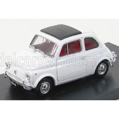 BRUMM FIAT 500L 1968 - TETTO CHIUSO - CLOSED ROOF - WHITE 1/43