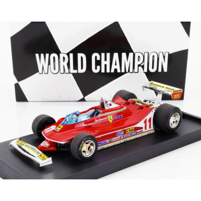 BRUMM FERRARI F1  312T4 N 11 WORLD CHAMPION WINNER MONZA ITALY GP 1979 JODY SCHECKTER - RED 1/43