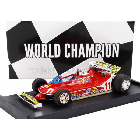 BRUMM FERRARI F1  312T4 N 11 WORLD CHAMPION WINNER MONACO GP 1979 JODY SCHECKTER - RED 1/43