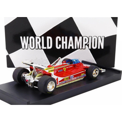 BRUMM FERRARI F1  312T4 N 11 WORLD CHAMPION WINNER MONACO GP 1979 JODY SCHECKTER - RED 1/43