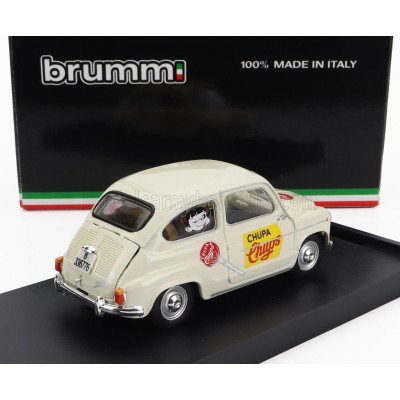 BRUMM SEAT 600D COMMERCIALE CHUPA CHUPS 1960 - WHITE 1/43