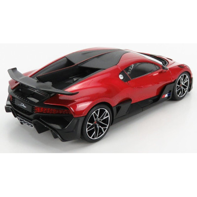 BURAGO BUGATTI DIVO 2018 - RED MET CARBON 1/18