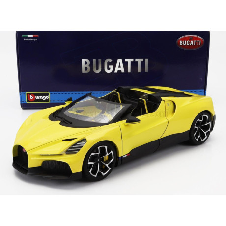 BURAGO BUGATTI W16 MISTRAL 2023 - YELLOW 1/18