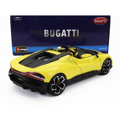 BURAGO BUGATTI W16 MISTRAL 2023 - YELLOW 1/18