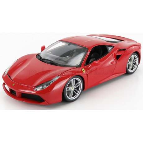 BURAGO FERRARI 488 GTB COUPE 2015 - RED 1/18