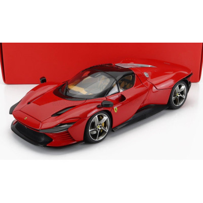 BURAGO FERRARI DAYTONA SP3 CLOSED ROOF 2022 - ROSSO CORSA 322 - RED 1/18