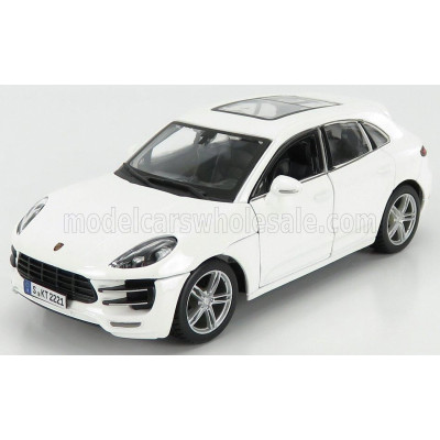 BURAGO PORSCHE MACAN 2013 - WHITE 1/24