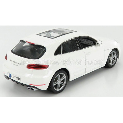 BURAGO PORSCHE MACAN 2013 - WHITE 1/24