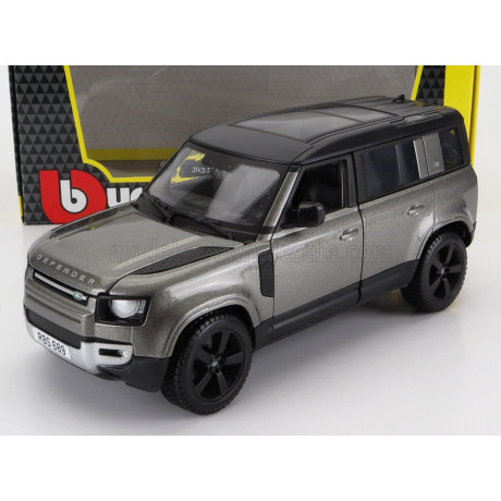 BURAGO LAND ROVER NEW DEFENDER 110 2020 - GREY MET BLACK 1/24