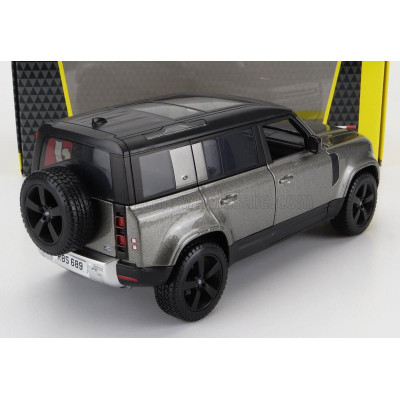 BURAGO LAND ROVER NEW DEFENDER 110 2020 - GREY MET BLACK 1/24