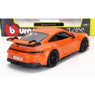 BURAGO PORSCHE 911 992 GT3 COUPE 2021 - ORANGE 1/24