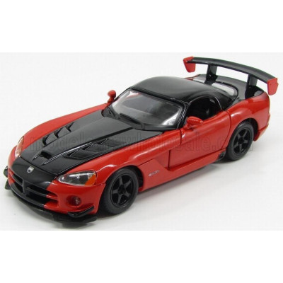 BURAGO DODGE VIPER SRT-10 COUPE 2003 - DARK ORANGE BLACK 1/24