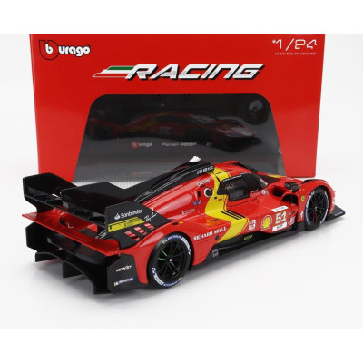 BURAGO FERRARI 499P 3.0L TURBO V6 TEAM FERRARI AF CORSE N 51 WINNER 24h LE MANS 2023 ALESSANDRO PIER GUIDI - JAMES CALADO - ANTO