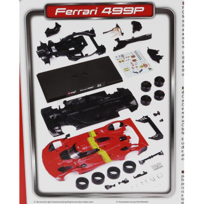 BURAGO FERRARI 499P 3.0L TURBO V6 TEAM FERRARI AF CORSE N 51 WINNER 24h LE MANS 2023 ALESSANDRO PIER GUIDI - JAMES CALADO - ANTO
