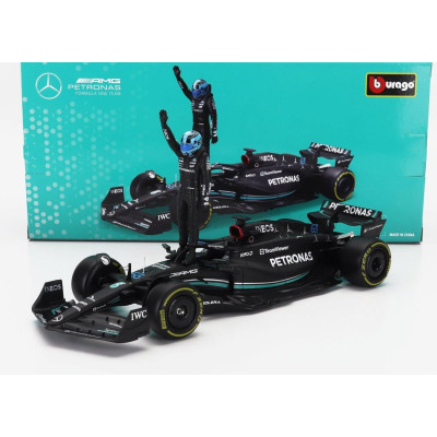 BURAGO MERCEDES GP F1 W14 TEAM MERCEDES-AMG PETRONAS FORMULA ONE N 63 SEASON 2023 GEORGE RUSSELL - MATT BLACK 1/24