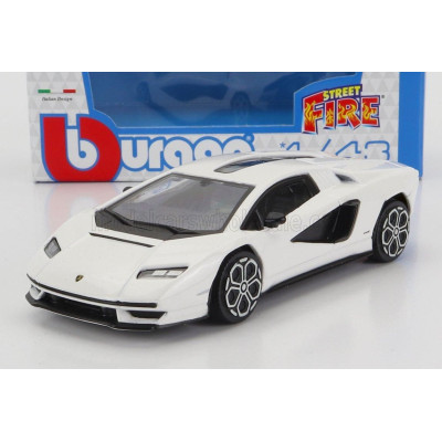 BURAGO LAMBORGHINI COUNTACH LP 800-4 2021 - BIANCO SIDERALE - WHITE 1/43