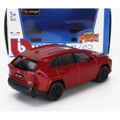 BURAGO TOYOTA RAV4 2022 - RED MET 1/43