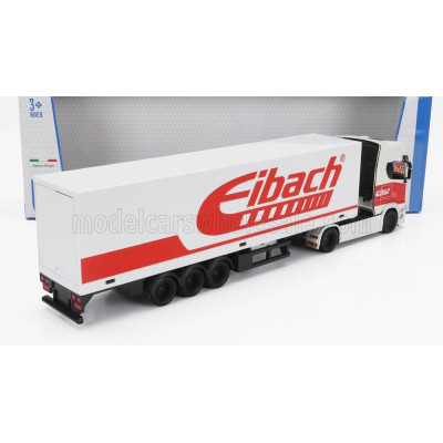BURAGO SCANIA S770 V8 TRUCK EIBACH 2021 - WHITE RED 1/43