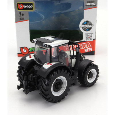 BURAGO VALTRA N174 TRACTOR 2017 - WHITE BLACK 1/50