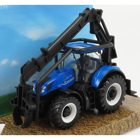 BURAGO NEW HOLLAND T7.315 TRACTOR 2016 - BLUE WOOD 1/50
