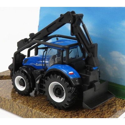 BURAGO NEW HOLLAND T7.315 TRACTOR 2016 - BLUE WOOD 1/50