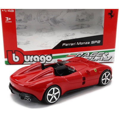 BURAGO FERRARI MONZA SP2 2018 - ROSSO CORSA RED 1/43