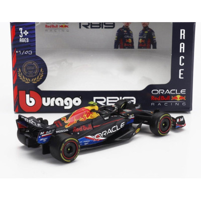 BURAGO RED BULL F1  RB19 TEAM ORACLE RED BULL RACING N 11 4th AUSTIN USA GP 2023 SERGIO PEREZ - MATT BLUE 1/43