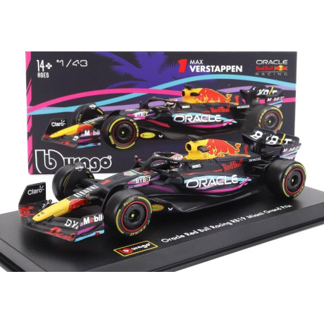 BURAGO RED BULL F1  RB19 TEAM ORACLE RED BULL RACING N 1 F1  RB19 TEAM ORACLE RED BULL RACING N 1 WORLD CHAMPION WINNER MIAMI GP
