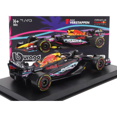 BURAGO RED BULL F1  RB19 TEAM ORACLE RED BULL RACING N 1 F1  RB19 TEAM ORACLE RED BULL RACING N 1 WORLD CHAMPION WINNER MIAMI GP
