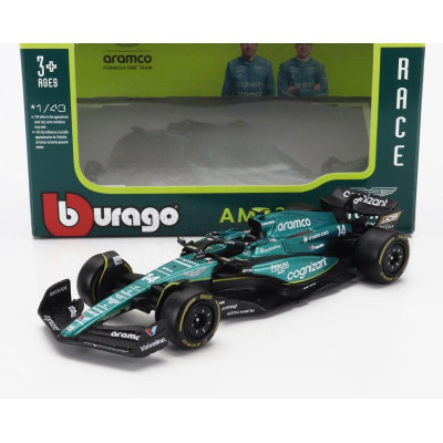 BURAGO ASTON MARTIN F1  AMR23 TEAM ARAMCO COGNIZANT N 14 SEASON 2023 FERNANDO ALONSO - GREEN 1/43