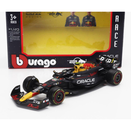 BURAGO RED BULL F1  RB20 TEAM ORACLE RED BULL RACING N 11 SEASON 2024 SERGIO PEREZ - BLUE YELLOW RED 1/43