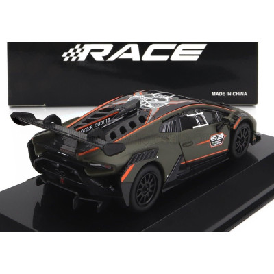 BURAGO LAMBORGHINI HURACAN LP620-2 EVO N 63 SUPER TROFEO 2019 - GREEN 1/43