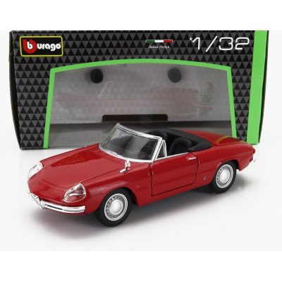 BURAGO ALFA ROMEO DUETTO 1600 SPIDER OPEN 1966 - RED 1/32