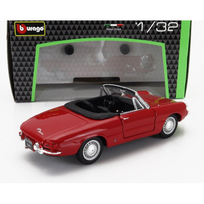 BURAGO ALFA ROMEO DUETTO 1600 SPIDER OPEN 1966 - RED 1/32