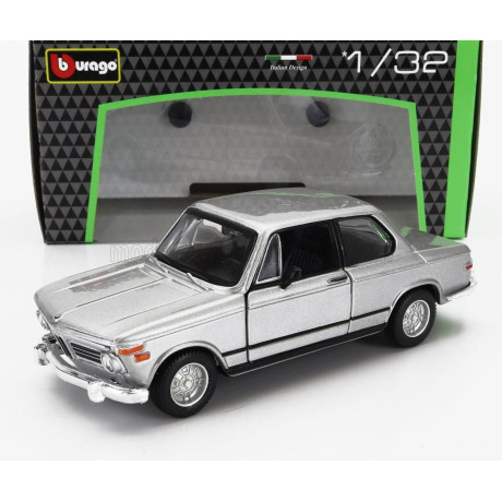 BURAGO BMW 2002tii 1972 - SILVER 1/32